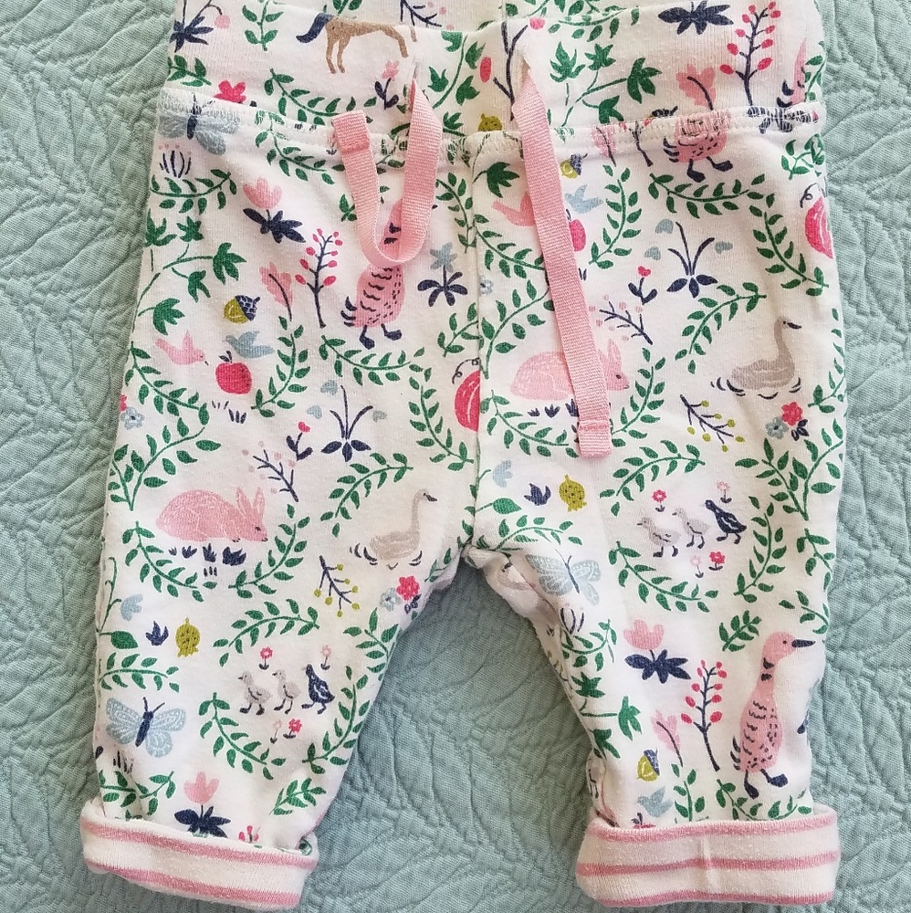 Mini Boden supersoft reversible pants